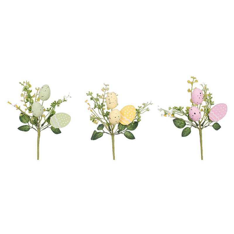 Assorted color egg picks