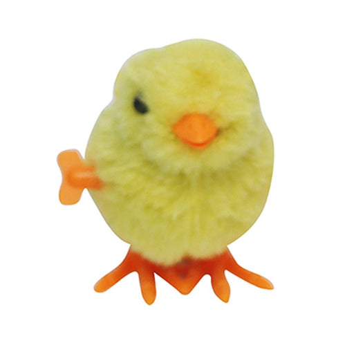 Wind up hopping chick toy