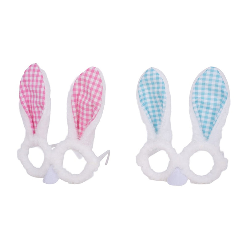 Glasses with attached bunny ears