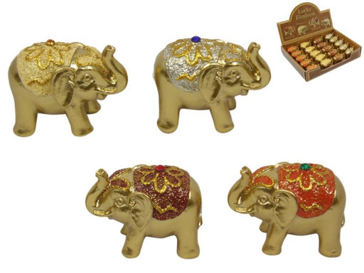 Gold lucky elephant ornament