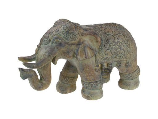 63CM LONG STANDING GARDEN ELEPHANT