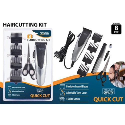 8 in 1 electronic hair clipper set