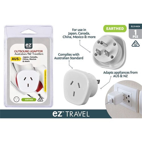Australian to USA China travel adaptor