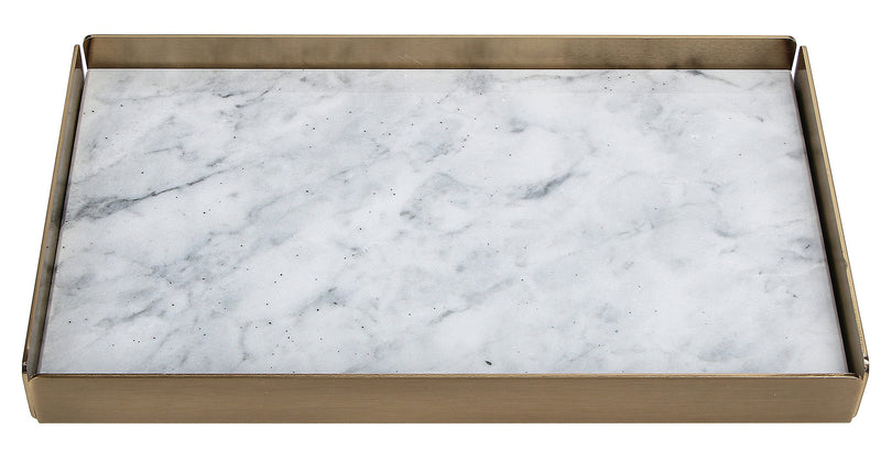 Gifts Ornamental And Figurines Rectangle Tray 28X16 Marble