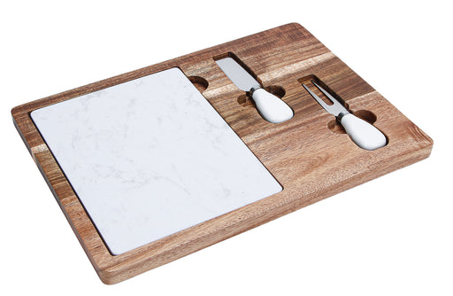 Gifts Ornamental And Figurines Cheese Board Pack 35X25Marble