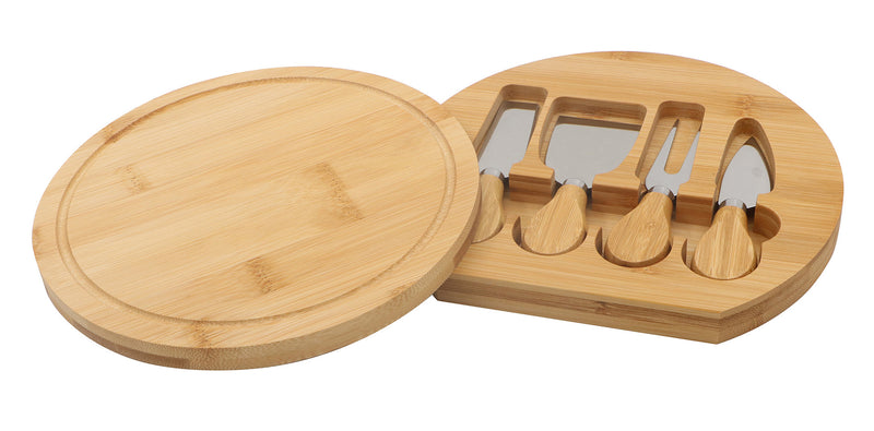 Gifts Ornamental And Figurines Rnd Cheeseboard Pack22Bamboo