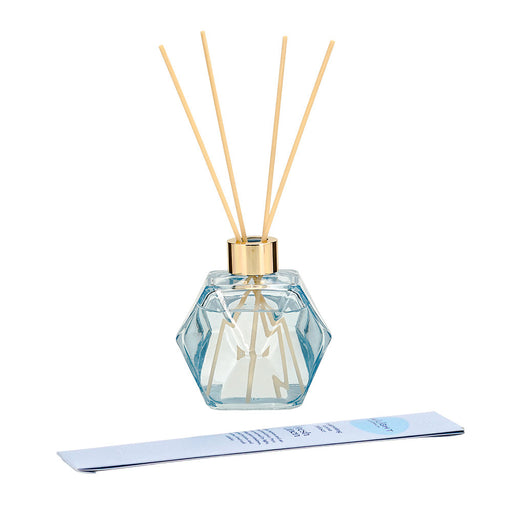 Blue bottle dispensing Fresh Linen fragrance