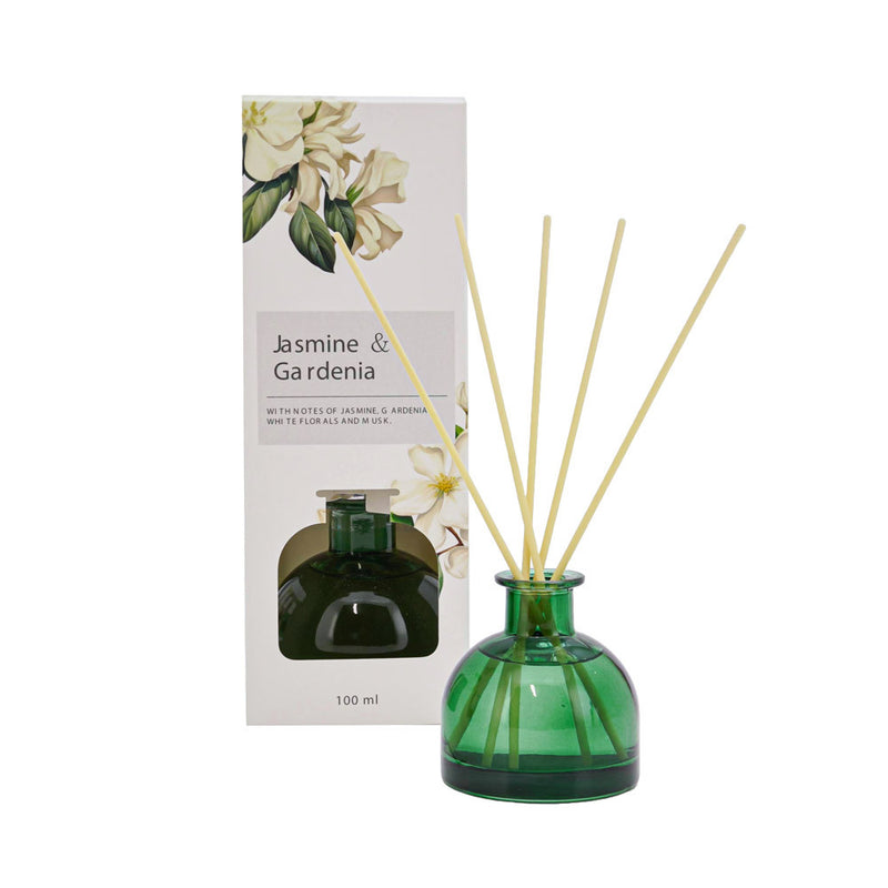 Small bottle dispensing Jasmine and Gardenia fragrance