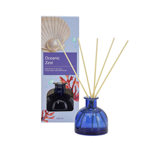 Small bottle dispensing Oceanic Zest fragrance