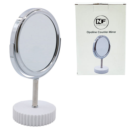 Gifts Vase Homewares Mirrors Standing Mirror 16X26Cm White