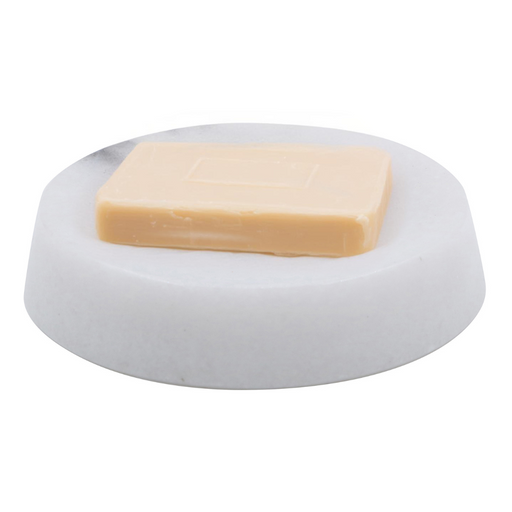 Round Soap Dish Marble 12x3cm