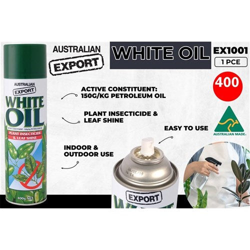 400g aerosol can white oil garden spray