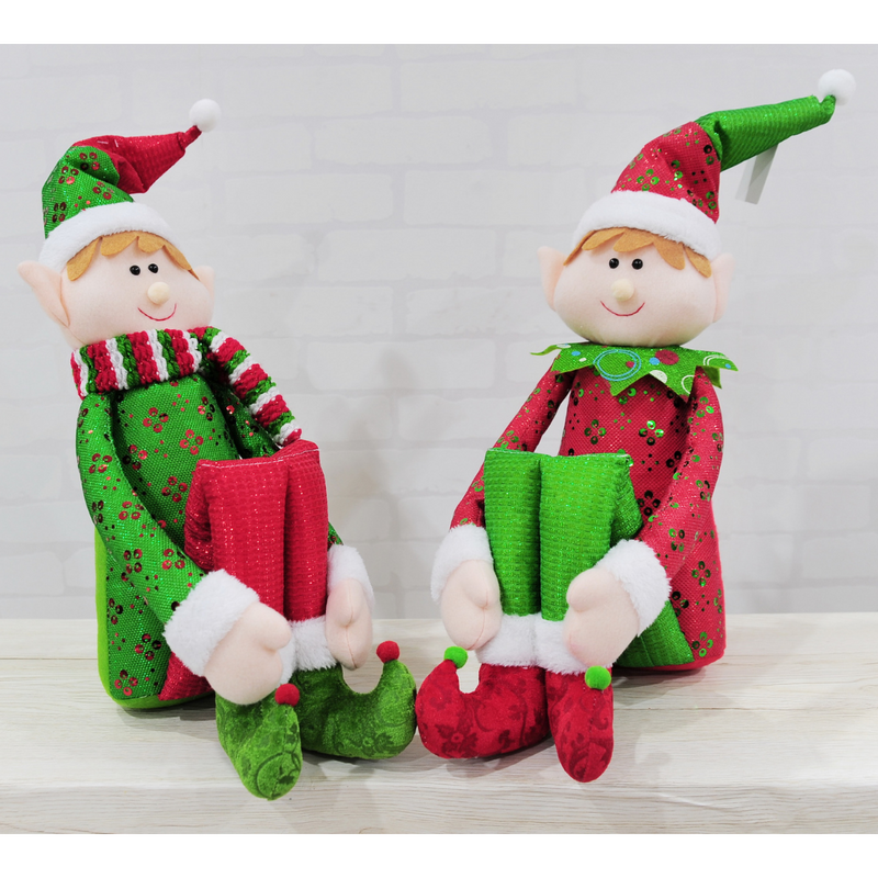 Ronis Elf Sitting Door Stop 55cm Assorted