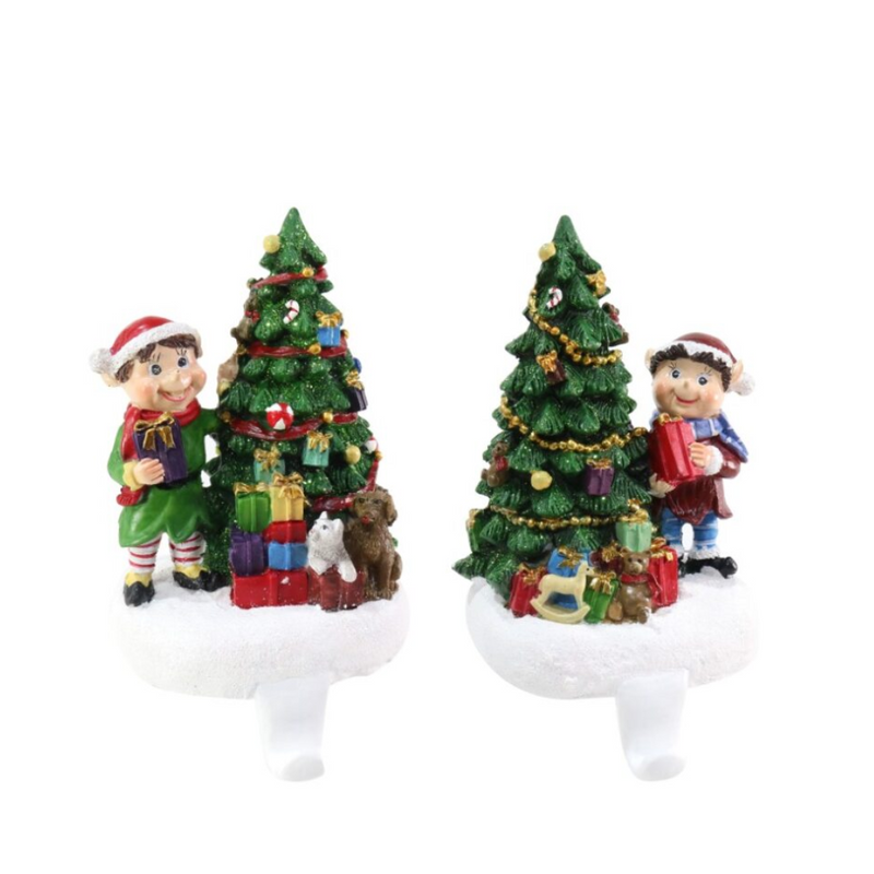 Ronis Elf Stocking Hanger Assorted