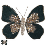 Ronis Emerald Butterfly with Clip 13x10x2cm