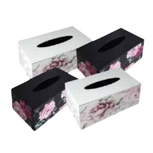 Ronis Enchanted Floral Tissue Boxes 24x13.5x10cm Assorted