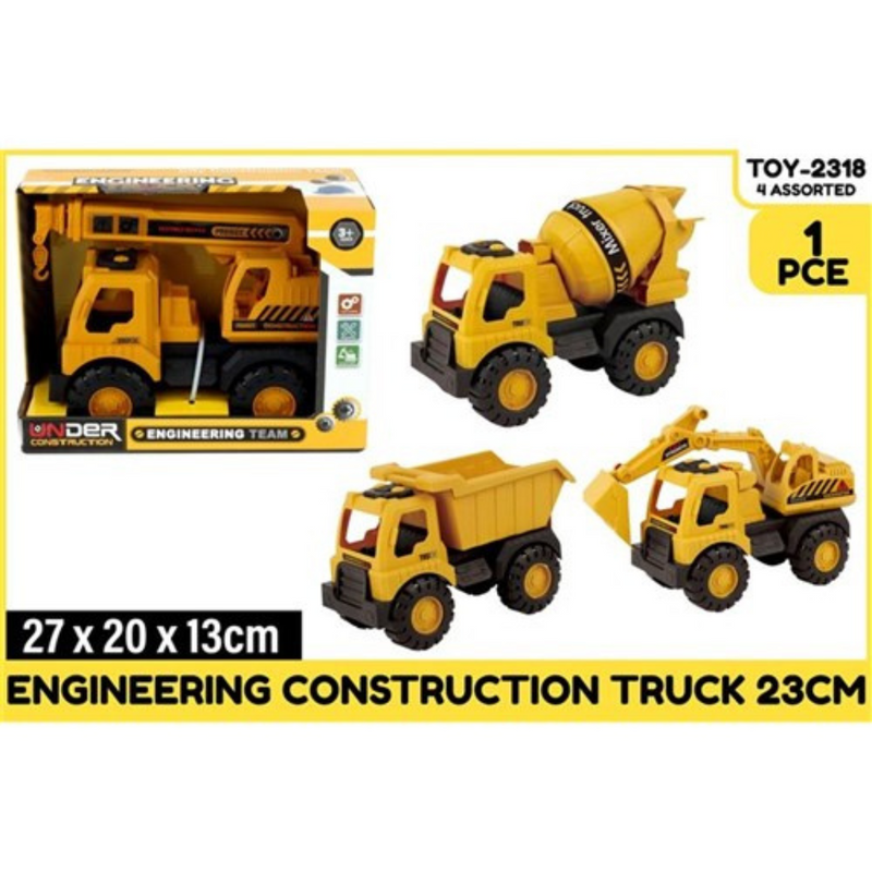 Ronis Engineering Construction Trucks 23cm 4 Asstd