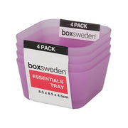 Ronis Essentials Tray 8.5x8.5x4.5cm 4pk 4 Asstd
