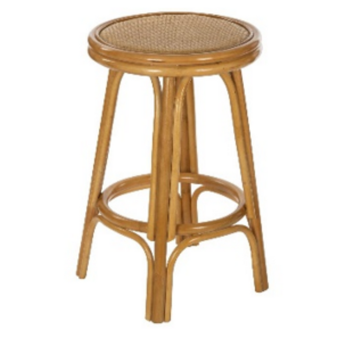 Ronis Ethan Rattan Bar Stool Natural