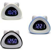Ronis Eurie Cat Ears Sunrise Light Digital Alarm Clock 13x6.5x11cm AssortedAsstd