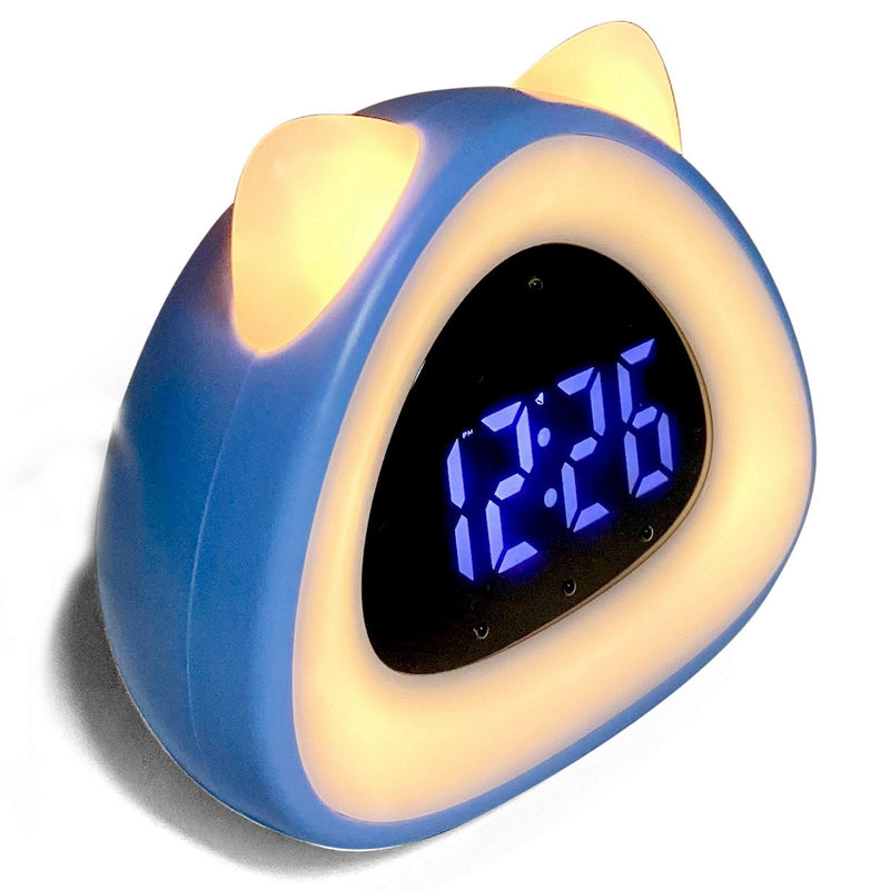 Ronis Eurie Cat Ears Sunrise Light Digital Alarm Clock 13x6.5x11cm Assorted