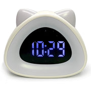 Ronis Eurie Cat Ears Sunrise Light Digital Alarm Clock 13x6.5x11cm Assorted