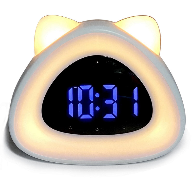 Ronis Eurie Cat Ears Sunrise Light Digital Alarm Clock 13x6.5x11cm Assorted