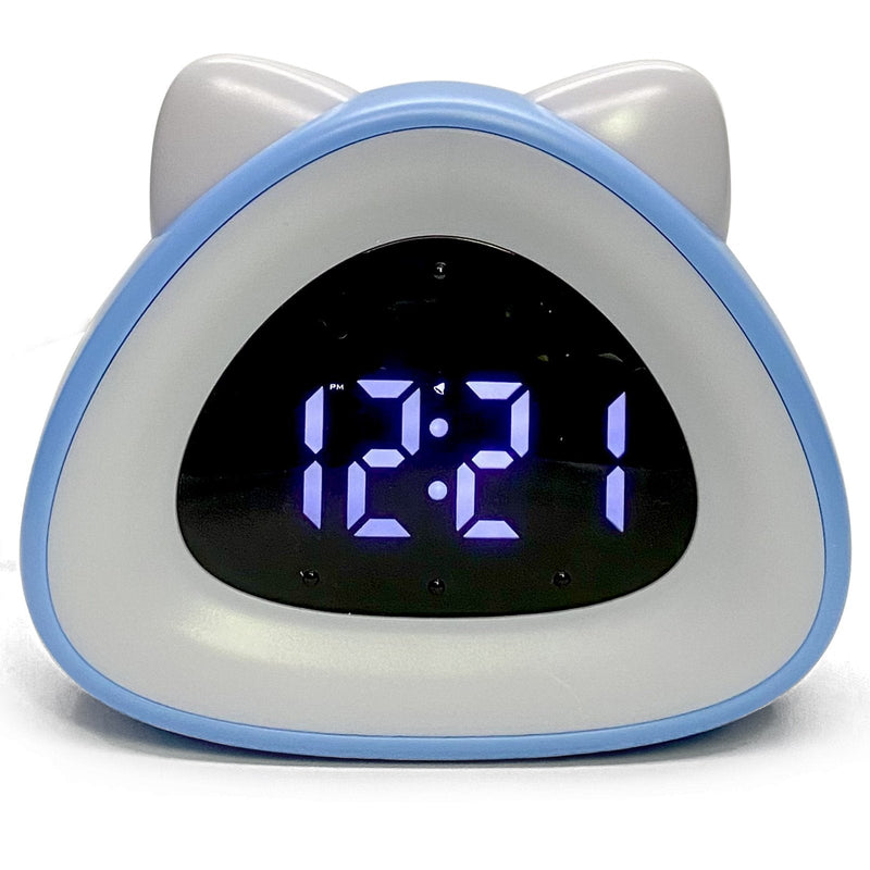 Ronis Eurie Cat Ears Sunrise Light Digital Alarm Clock 13x6.5x11cm Assorted
