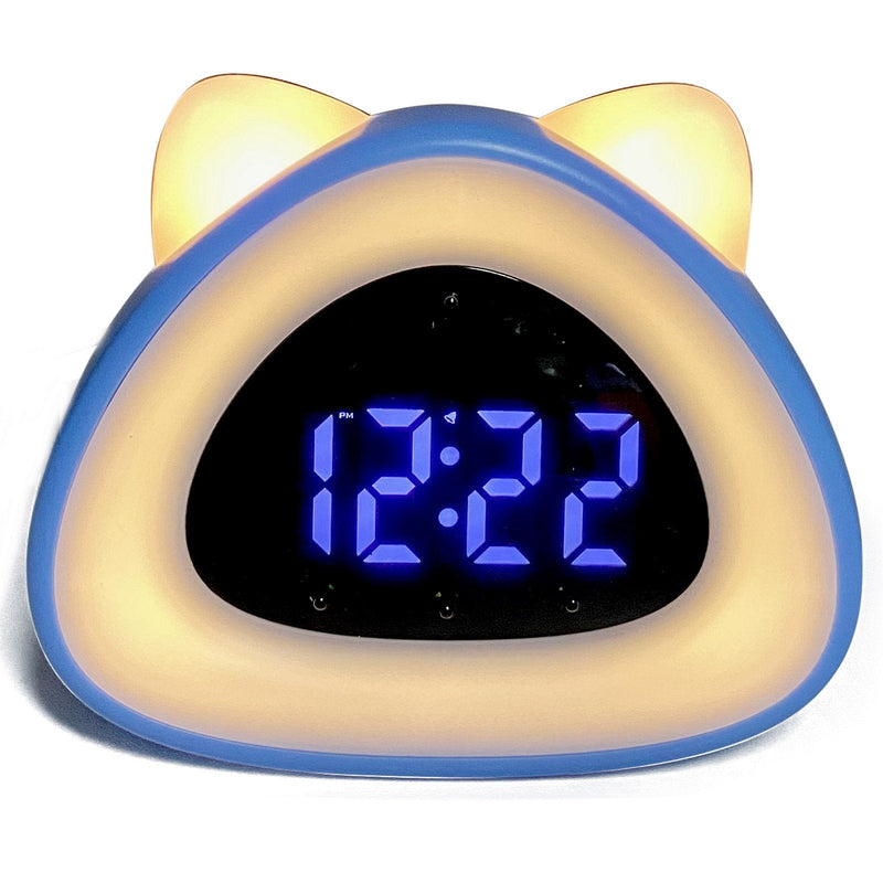 Ronis Eurie Cat Ears Sunrise Light Digital Alarm Clock 13x6.5x11cm Assorted