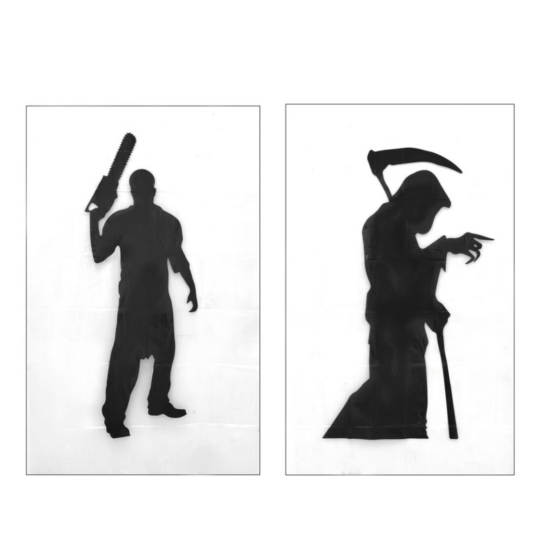 Ronis Evil Halloween Window Sticker 30Cm 2 Asstd