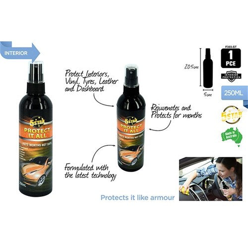 250ml car surface protectant spray