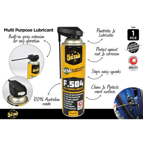 400g water dispersant lubricant spray