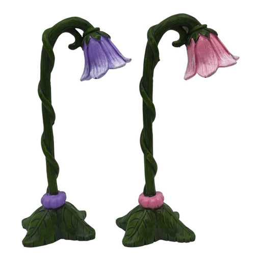 Assorted flower street post miniature 16cm