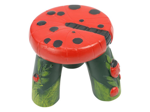 6CM FAIRY GARDEN LADY BUG STOOL