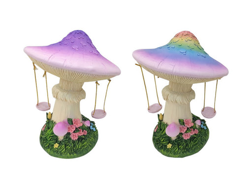 Mushroom with Swing 2 Assorted 19cm
