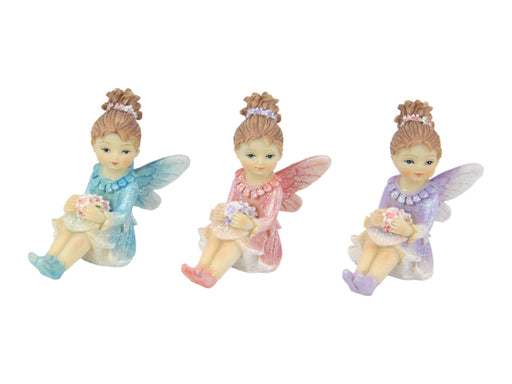 6CM FAIRY W/PONY TAIL 3 ASSTD