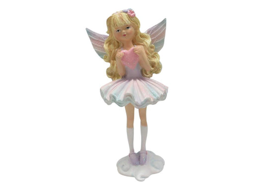 Rainbow Fairy with Heart 16.5cm