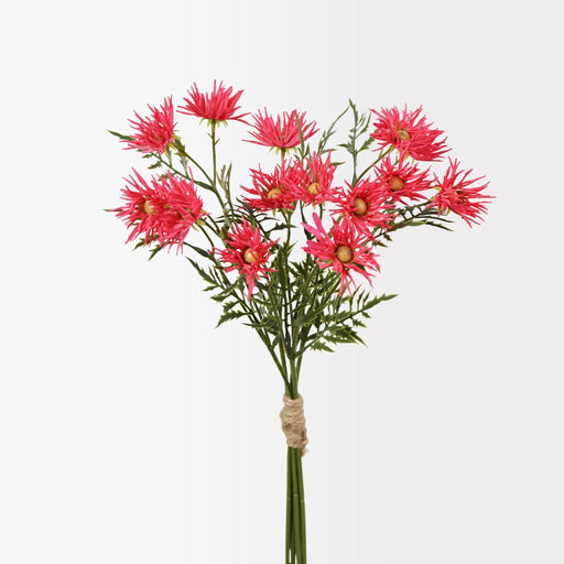 Hot pink aster bundle with 16 artificial flower heads 46cm