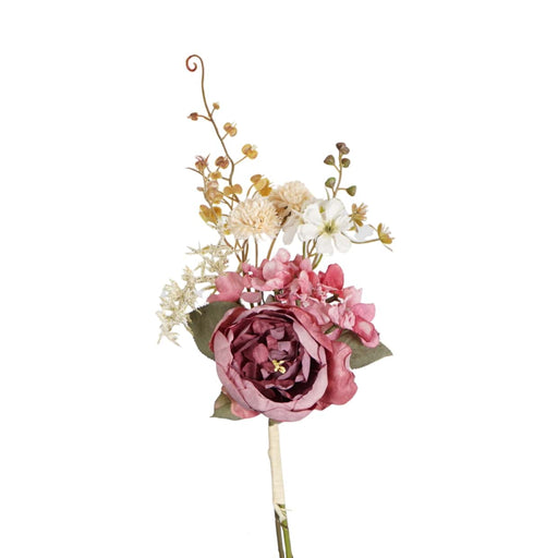 Autumn rose mix bundle 42cm with realistic artificial roses