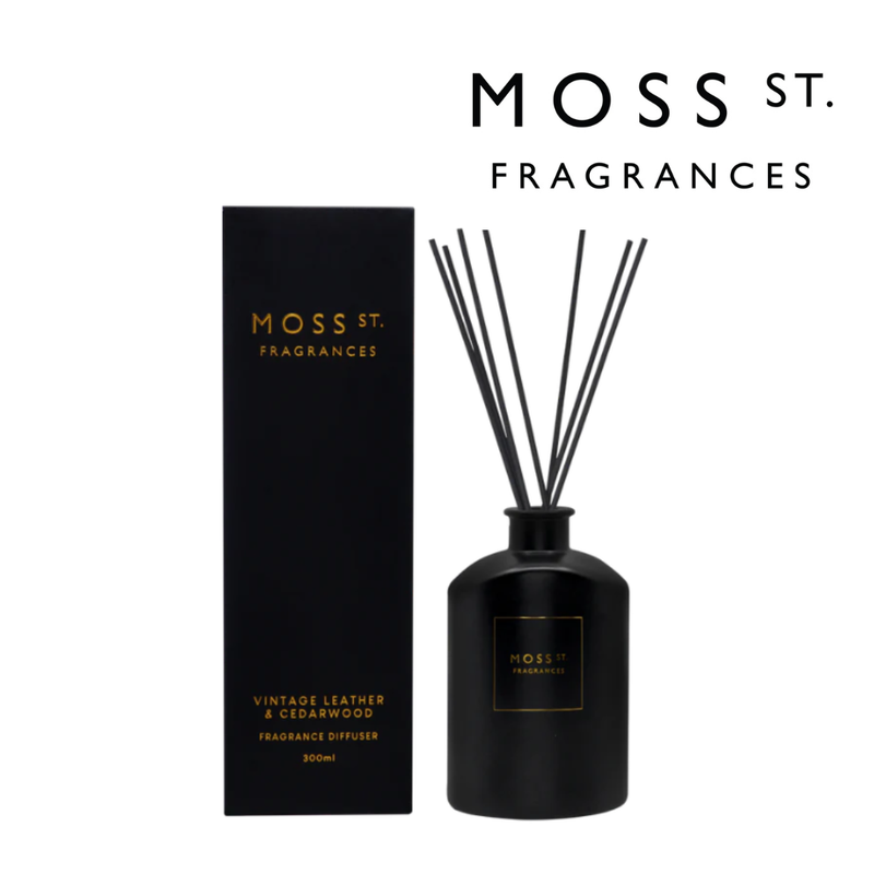 Vintage Leather and Cedarwood fragrance diffuser
