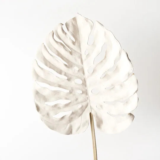 Monstera Leaf Ivory 92cml
