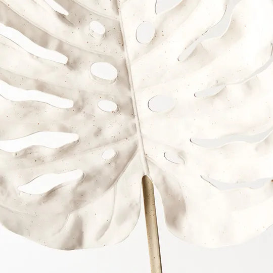 Monstera Leaf Ivory 92cml