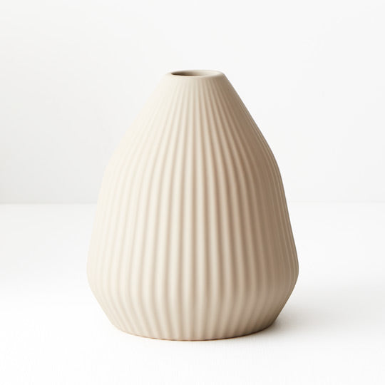 Vase Taza Sand 20cmh x 17cmd