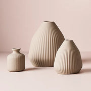 Vase Taza Sand 20cmh x 17cmd – thumbnail
