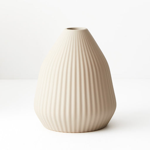 Vase Taza Sand 20cmh x 17cmd