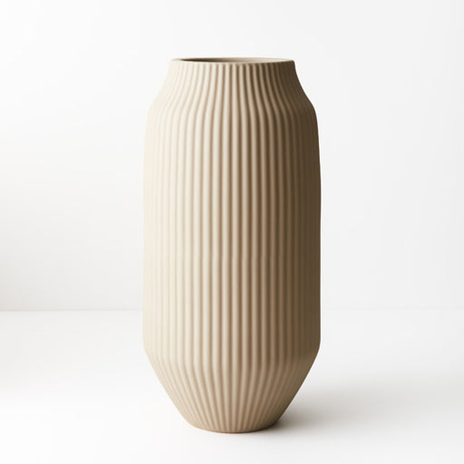 Vase Taza Sand 43cmh x 21cmd