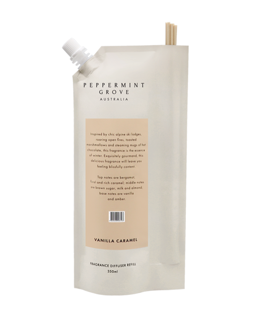 Peppermint Grove Vanilla Caramel diffuser refill 350ml