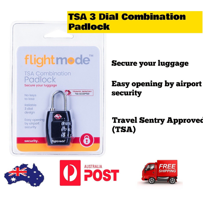 Flightmode TSA 3 Combination Lock