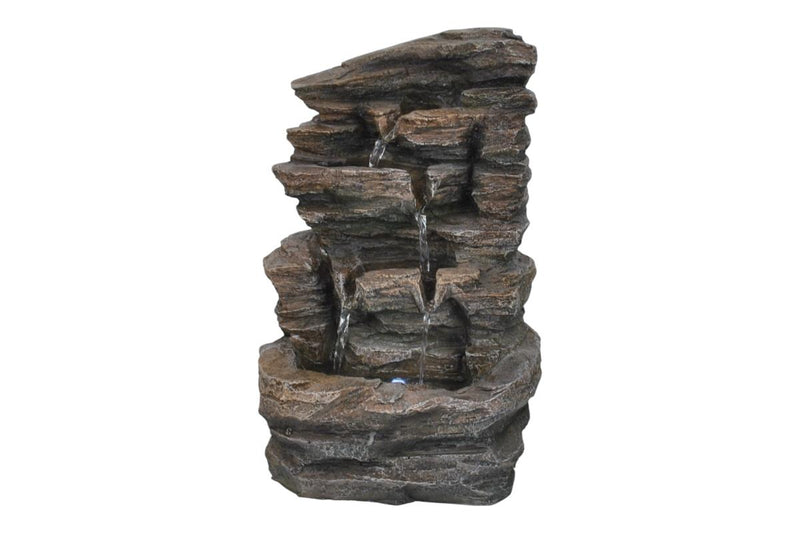 Cascading Rock Waterfall Fountain 31cm