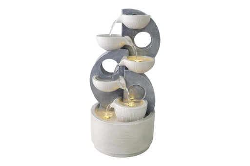 Decorative bowl fountain with gold finish 49cm